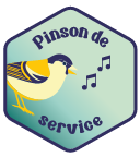Sticker Pinson de service