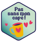 Sticker Pas sans mon café