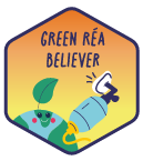 Sticker Green réa believer