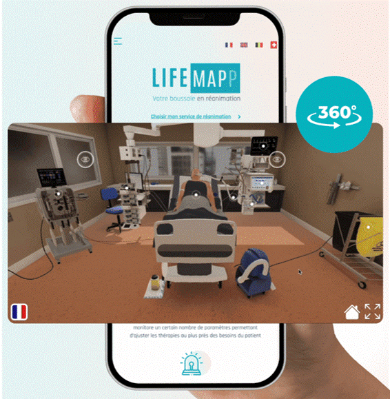 Aperçu de la chambre interactive LifeMapp