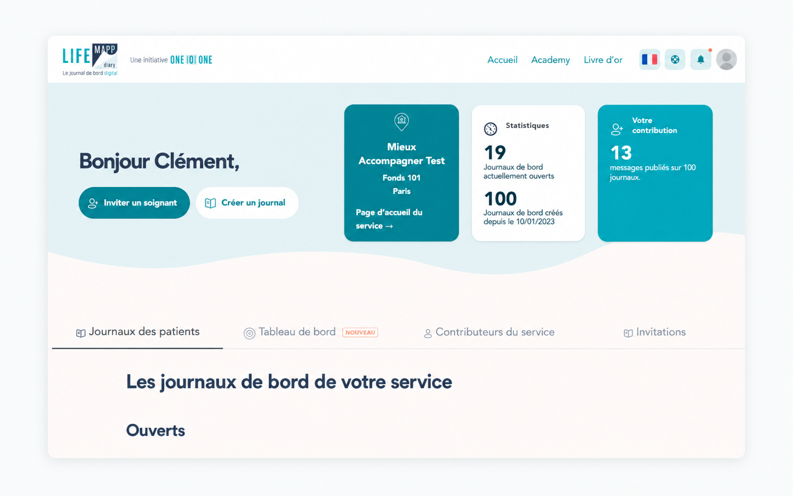 Accueil LifeMapp Diary