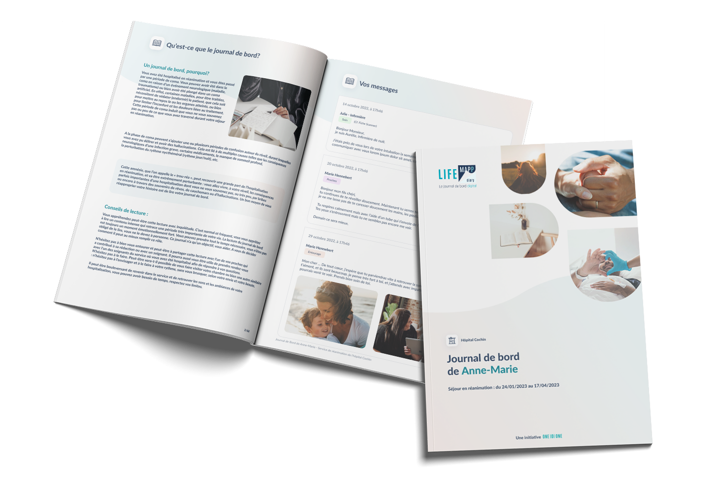 Exemple d’export PDF imprimable de LifeMapp Diary