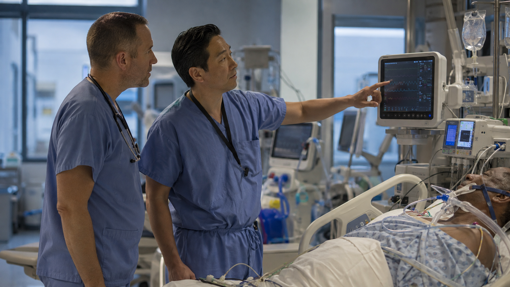 Prise en charge d'un patient en réanimation